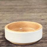 Individual wooden bowl (Parchment)